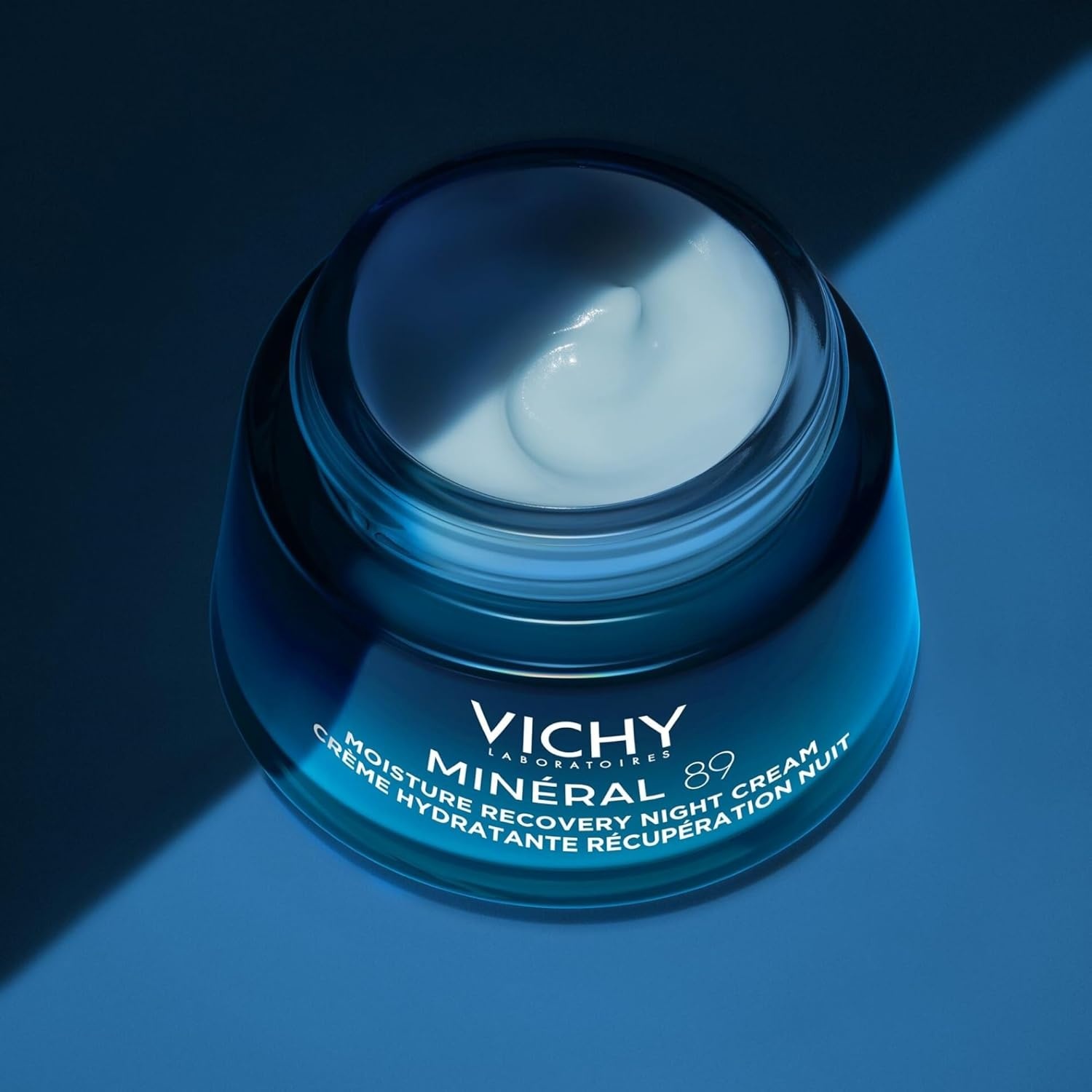 image:imageVICHY Minral 89 Moisture Recovery Night Cream Face Moisturizer with Hylauronic Acid Melatonin amp Minerals for Skin Barrier Repair Plumps Skin NonGreasy 50ml