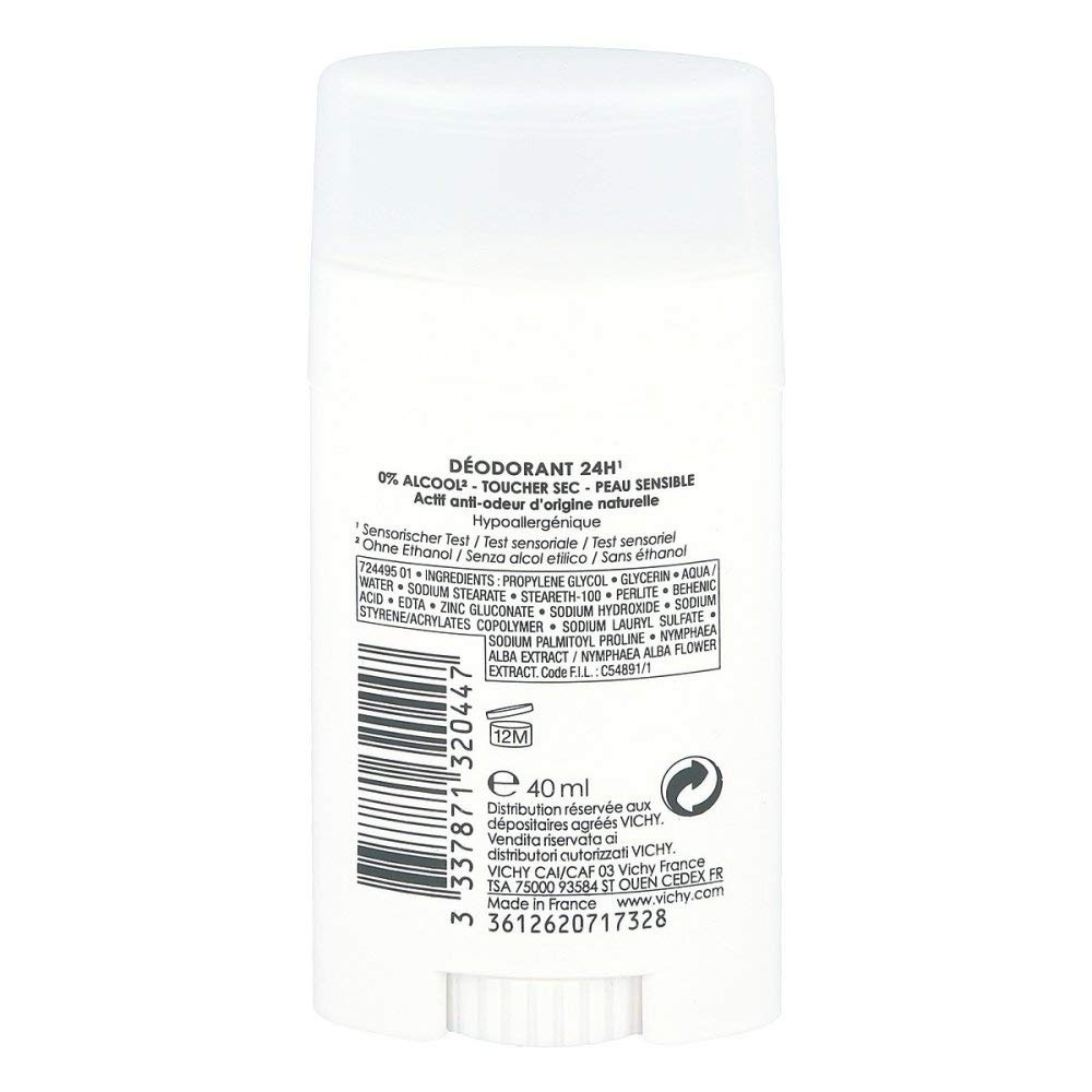 image:imageVichy 24Hour DryTouch Aluminum Free Deodorant Stick 135 Oz