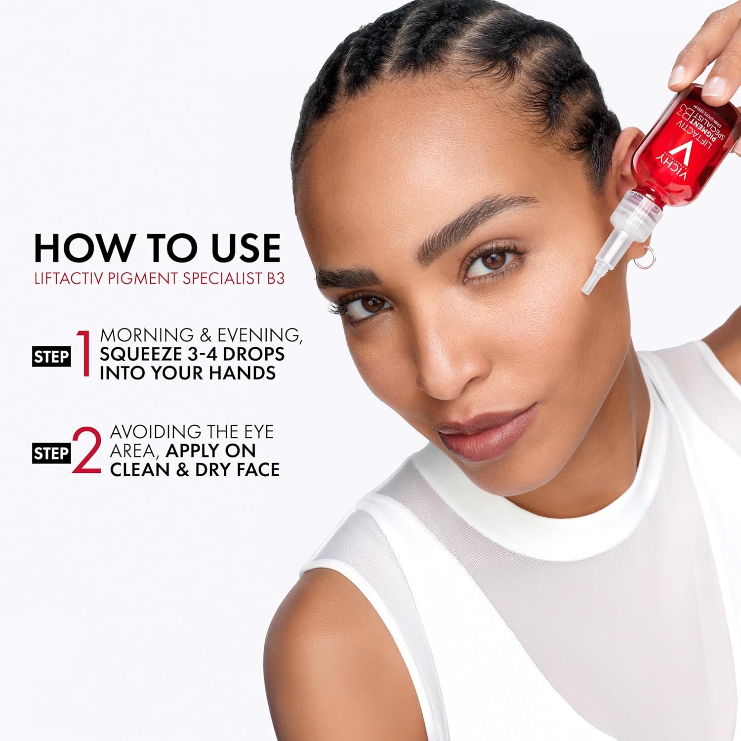 image:imageVichy LiftActiv B3 Serum 5 Niacinamide Glycolic Acid Tranexamic Acid Peptides Fades Dark Spots amp Smooths Wrinkles In 8 Weeks Discoloration Correcting Serum Alcohol FreeFace Serum