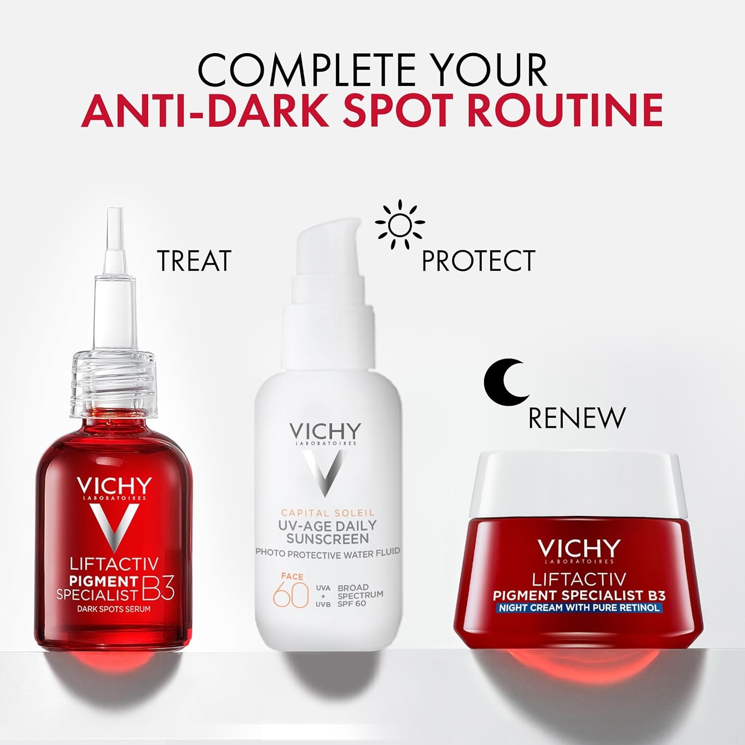 image:imageVichy LiftActiv B3 Serum 5 Niacinamide Glycolic Acid Tranexamic Acid Peptides Fades Dark Spots amp Smooths Wrinkles In 8 Weeks Discoloration Correcting Serum Alcohol FreeFace Serum