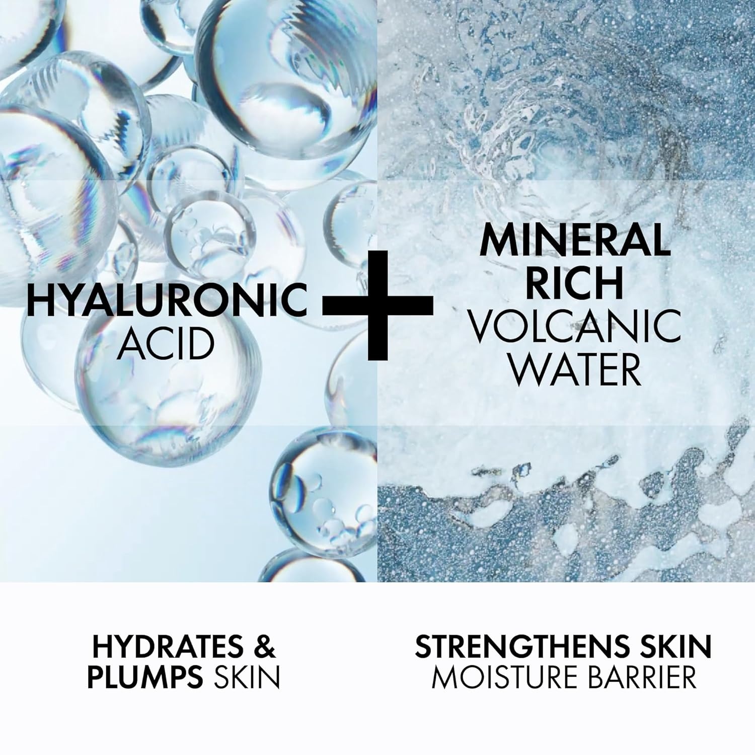 image:imageVichy Mineral 89 Booster Pure Hyaluronic Acid Serum for Face with Polyglutamic Acid for Skin Barrier Repair Plumps amp Hydrates Lightweight Hydrating Serum OilFree NonSticky17 Fl Oz Pack of 2