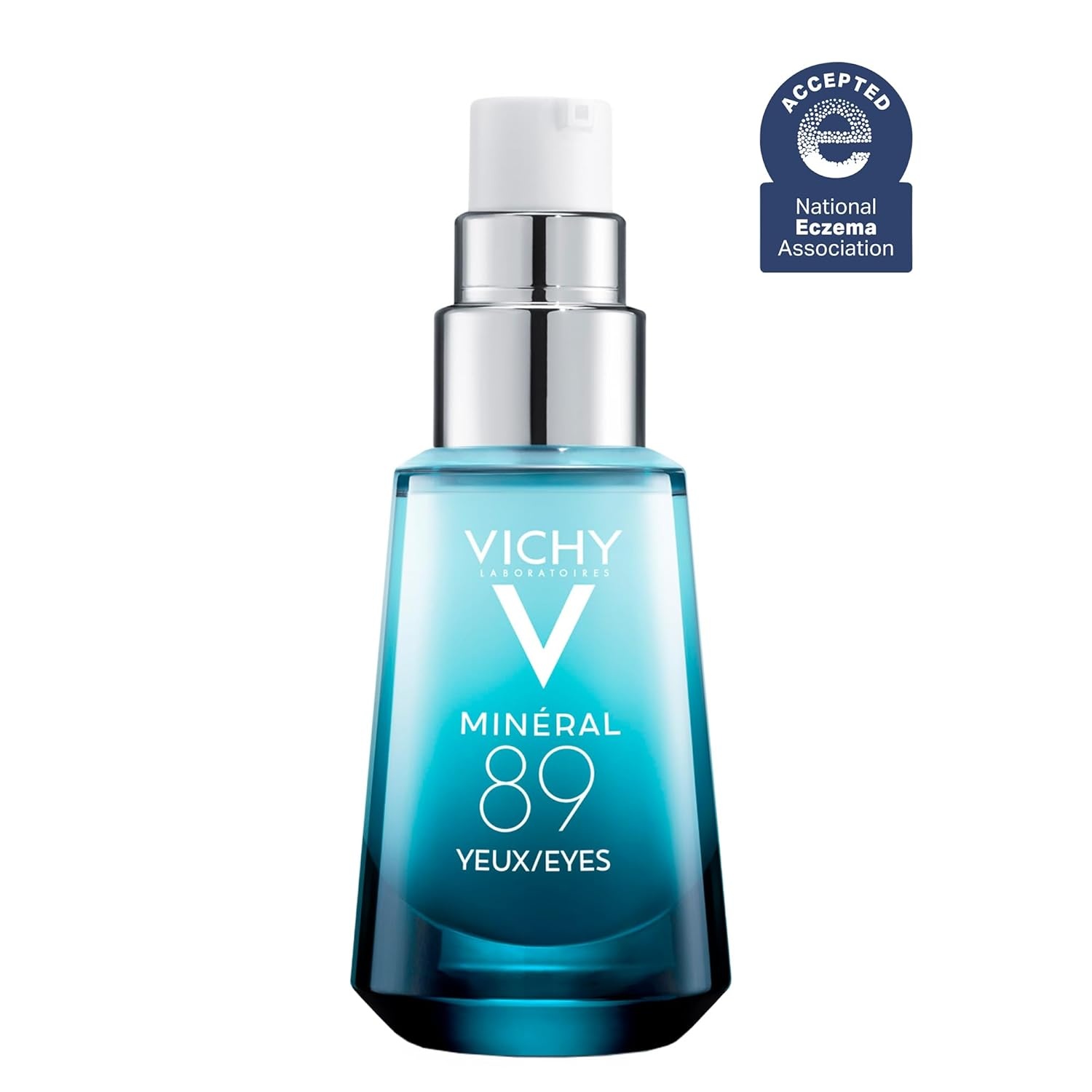 image:imageVichy Mineral 89 Eye Serum Hyaluronic Acid and Caffeine Cream Under Eye Cream For Dark Circles Hydrating amp Puffiness Reducer Opthalmologist TestedCaffeine Eye Serum