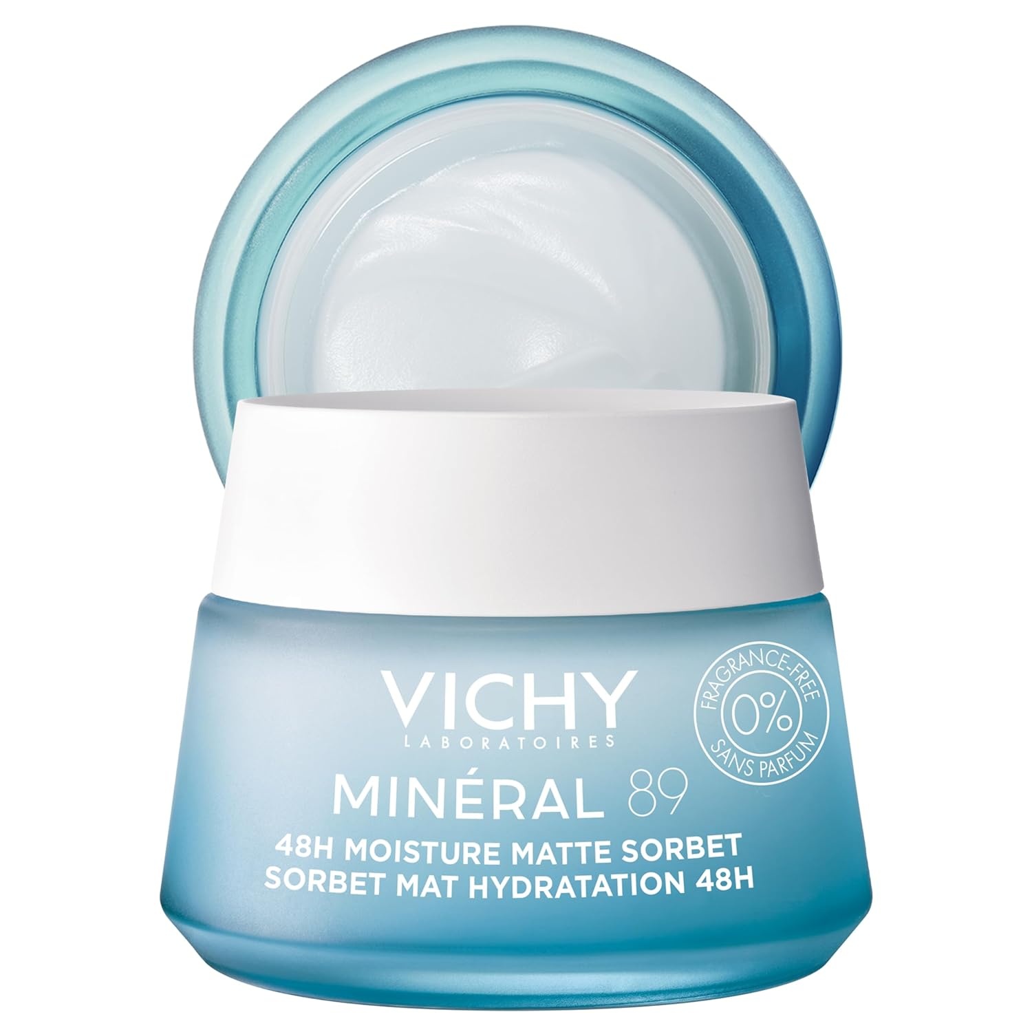 image:imageVichy Mineral 89 Fragrance Free Cream Moisture Boosting Cream with Hyaluronic Acid Daily Face Moisturizer Available in 4 Formulas For All Skin Types Dry amp Sensitive Skin amp Mattifying for Oily Skin169 Ounce Pack of 1