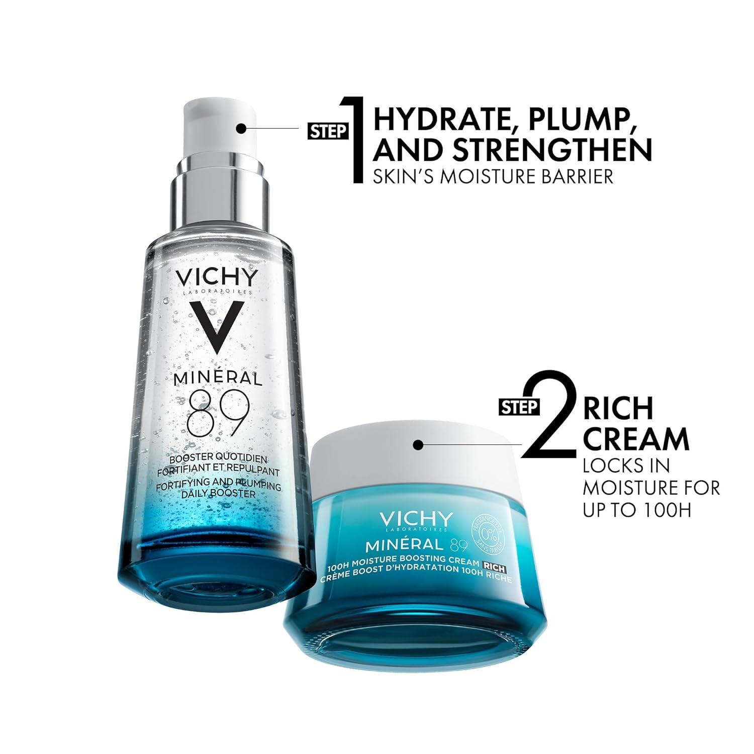 image:imageVichy Mineral 89 Fragrance Free Cream Moisture Boosting Cream with Hyaluronic Acid Daily Face Moisturizer Available in 4 Formulas For All Skin Types Dry amp Sensitive Skin amp Mattifying for Oily Skin169 Ounce Pack of 1