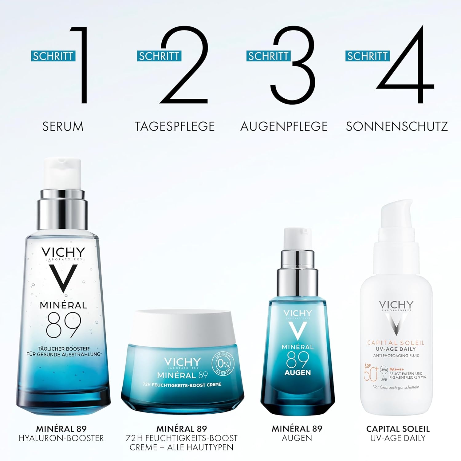 image:imageVichy Mineral 89 Fragrance Free Cream Moisture Boosting Cream with Hyaluronic Acid Daily Face Moisturizer Available in 4 Formulas For All Skin Types Dry amp Sensitive Skin amp Mattifying for Oily Skin169 Ounce Pack of 2