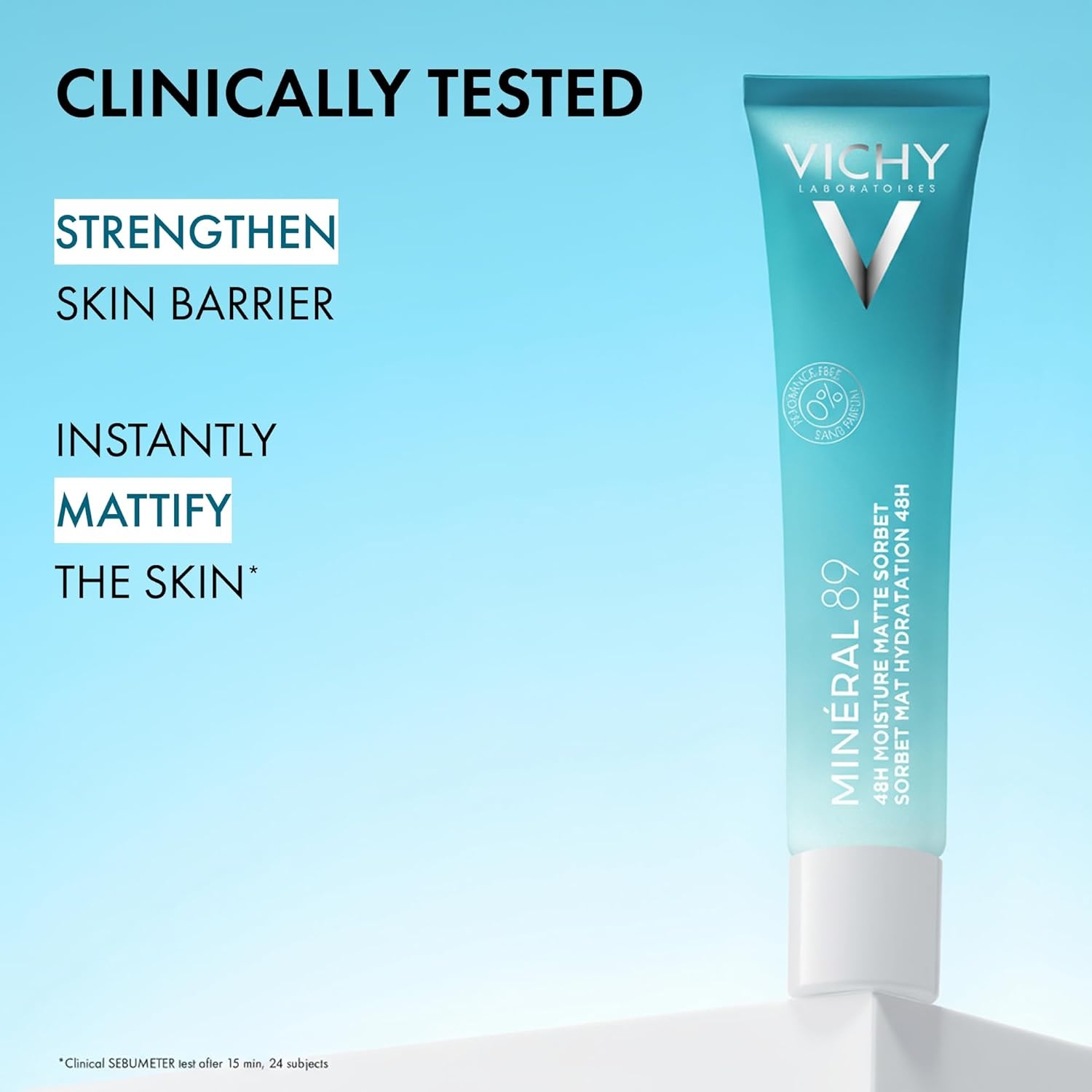 image:imageVichy Mineral 89 Fragrance Free Cream Moisture Boosting Cream with Hyaluronic Acid Daily Face Moisturizer Available in 4 Formulas For All Skin Types Dry amp Sensitive Skin amp Mattifying for Oily Skin135 Fl Oz Pack of 1