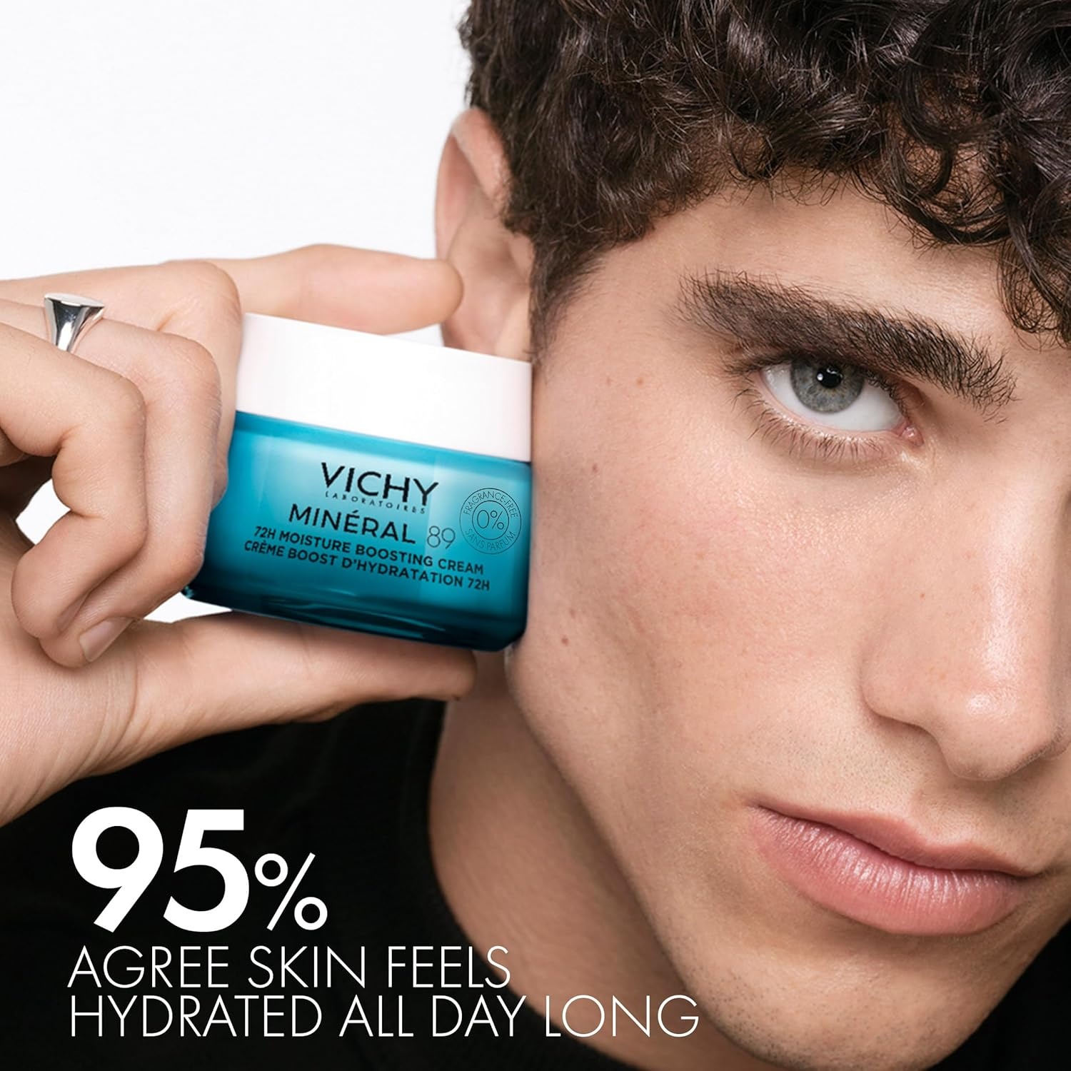 image:imageVichy Mineral 89 Fragrance Free Cream Moisture Boosting Cream with Hyaluronic Acid Daily Face Moisturizer Available in 4 Formulas For All Skin Types Dry amp Sensitive Skin amp Mattifying for Oily Skin169 Ounce Pack of 1