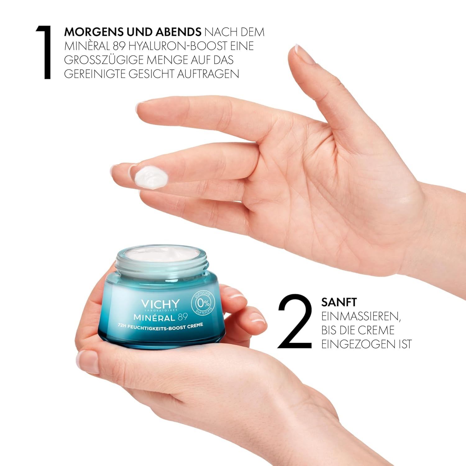 image:imageVichy Mineral 89 Fragrance Free Cream Moisture Boosting Cream with Hyaluronic Acid Daily Face Moisturizer Available in 4 Formulas For All Skin Types Dry amp Sensitive Skin amp Mattifying for Oily Skin169 Ounce Pack of 2