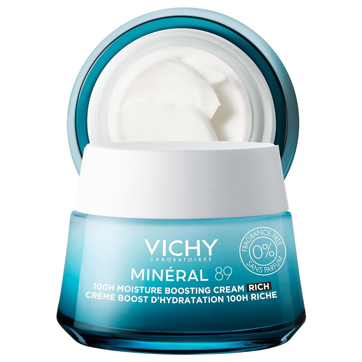 image:imageVichy Mineral 89 Fragrance Free Cream Moisture Boosting Cream with Hyaluronic Acid Daily Face Moisturizer Available in 4 Formulas For All Skin Types Dry amp Sensitive Skin amp Mattifying for Oily Skin169 Ounce Pack of 1