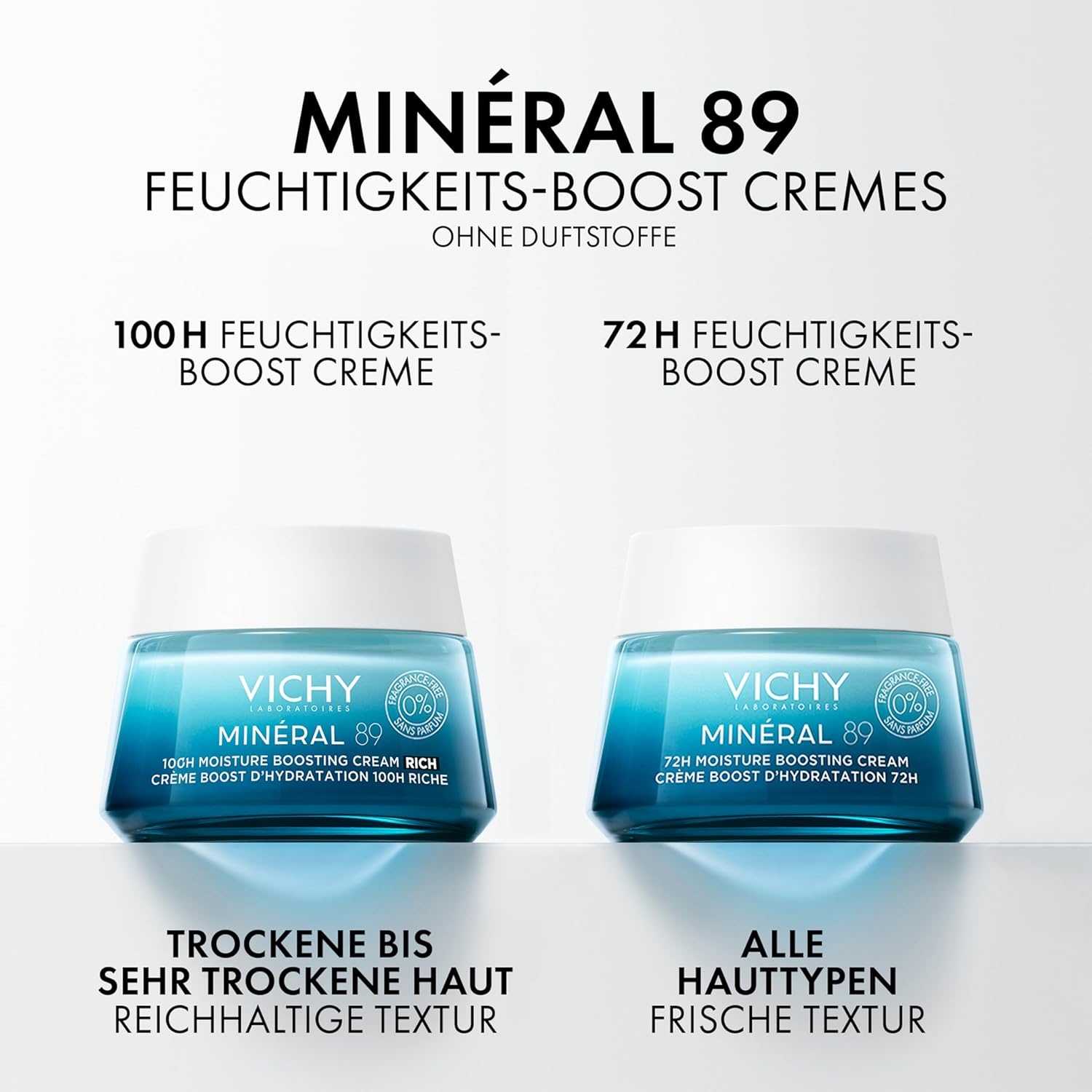 image:imageVichy Mineral 89 Fragrance Free Cream Moisture Boosting Cream with Hyaluronic Acid Daily Face Moisturizer Available in 4 Formulas For All Skin Types Dry amp Sensitive Skin amp Mattifying for Oily Skin169 Ounce Pack of 2