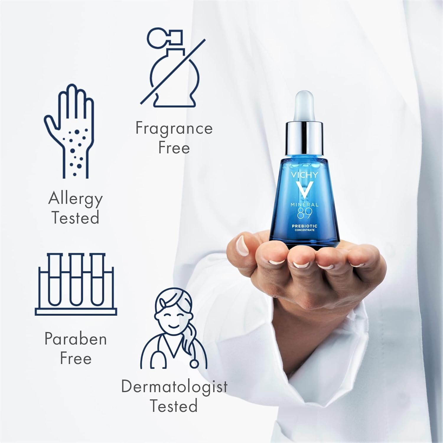 image:imageVichy Mineral 89 Prebiotic Defense amp Recovery Concentrate Niacinamide Serum For Face Skin Barrier Repair Seum With Antioxidants Pore Minimizer amp Hydrating Serum For Dull Dry SkinMineral 89 Prebiotic Serum