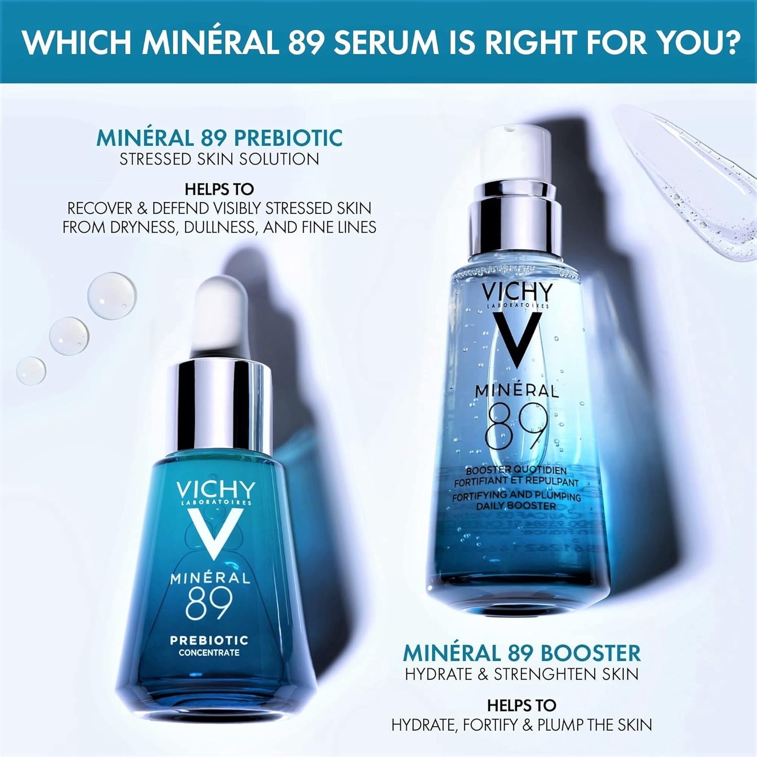 image:imageVichy Mineral 89 Prebiotic Defense amp Recovery Concentrate Niacinamide Serum For Face Skin Barrier Repair Seum With Antioxidants Pore Minimizer amp Hydrating Serum For Dull Dry SkinMineral 89 Prebiotic Serum