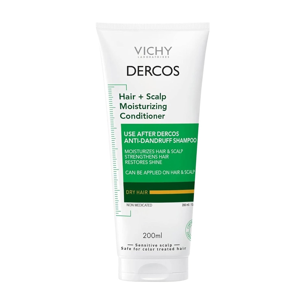 image:imageVICHY Dercos Hair amp Scalp Moisturizing Conditioner Formulated With Glycerin Niacinamide Hyaluronic Acid Hair Conditioner amp Scalp Moisturizer Strengthens Post Dandruff Treatment 67 Fl Oz