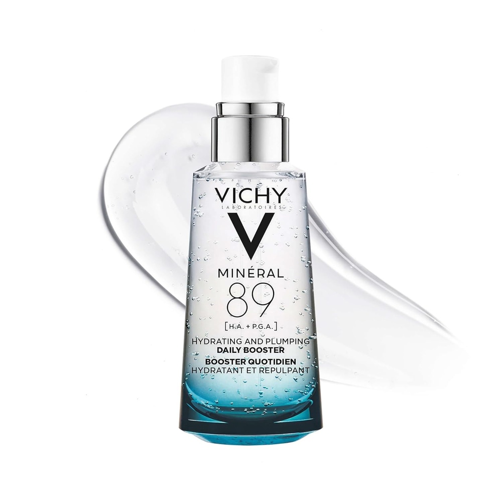 image:imageVichy Mineral 89 Booster Pure Hyaluronic Acid Serum for Face with Polyglutamic Acid for Skin Barrier Repair Plumps amp Hydrates Lightweight Hydrating Serum OilFree NonSticky169 Fl Oz Pack of 1
