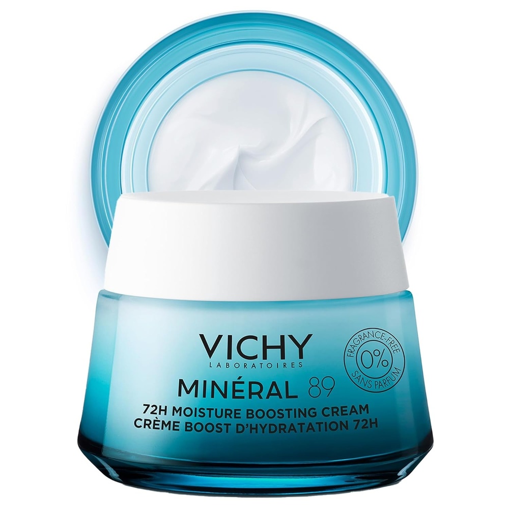 image:imageVichy Mineral 89 Fragrance Free Cream Moisture Boosting Cream with Hyaluronic Acid Daily Face Moisturizer Available in 4 Formulas For All Skin Types Dry amp Sensitive Skin amp Mattifying for Oily Skin169 Ounce Pack of 1