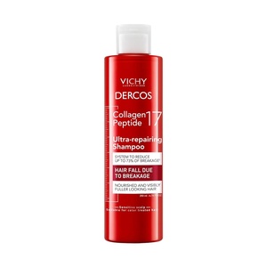 image:imageVICHY Dercos Collagen Peptide 17 UltraRepairing Shampoo Anti Hair Fall amp Bond Repair for Damaged Weak Hair Strengthens Reduces Breakage Boosts Volume676 Fl Oz Pack of 1