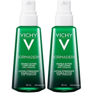 image:imageVICHY Normaderm Acne Control Daily Moisturizer Oil Free Acne Moisturizer For Face Max Strength 2 Salicylic Acid  Hyaluronic Acid  Vitamin C Targets Blackheads Blemishes amp Enlarged Pores17 Fl Oz Pack of 2
