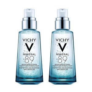 image:imageVichy Mineral 89 Booster Pure Hyaluronic Acid Serum for Face with Polyglutamic Acid for Skin Barrier Repair Plumps amp Hydrates Lightweight Hydrating Serum OilFree NonSticky17 Fl Oz Pack of 2