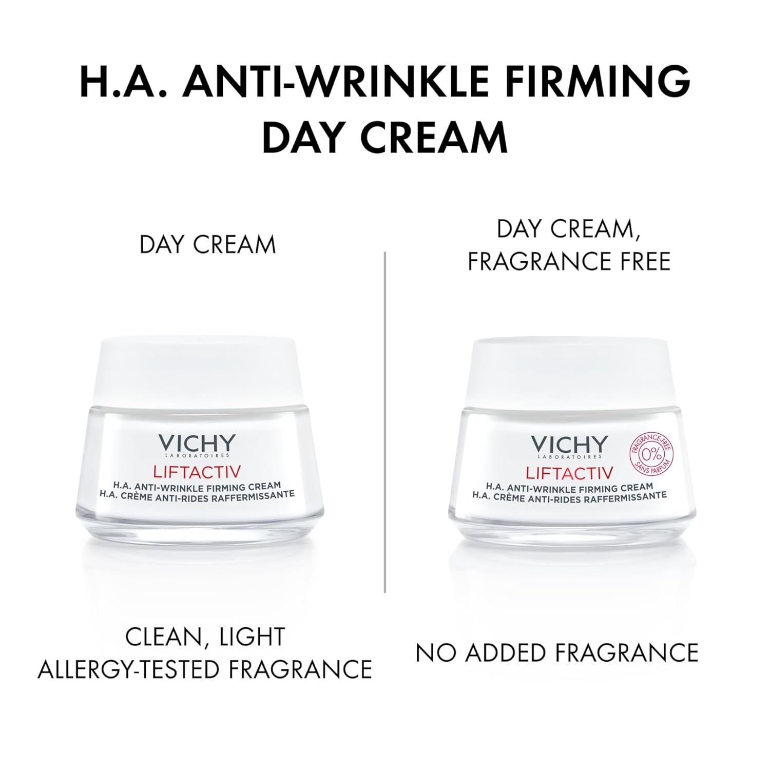 image:imageVichy LiftActiv HA AntiWrinkle Firming Cream Anti Aging Face Cream With Vitamin C amp Hyaluronic Acid Smoothing amp Firming For Wrinkles Visibly Plumps Skin amp Improves RadianceFragrance Free