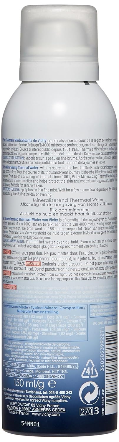 image:imageVICHY Mineralizing Thermal Water Hydrating Facial Spray with Antioxidants to Soothe and Regenerate Skin 51 Fl Oz
