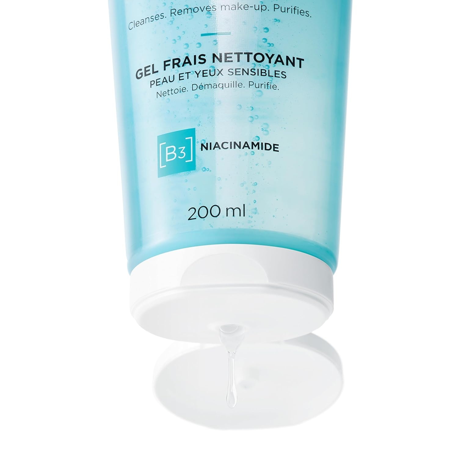 image:imageVICHY Puret Thermale Fresh Cleansing Gel Formulated With Glycerin amp Niacinamide Gentle Gel Cleanser amp Makeup Remover Removes Impurities Without Overdrying Safe For Sensitive Skin amp Eyes68 Fl Oz Pack of 1