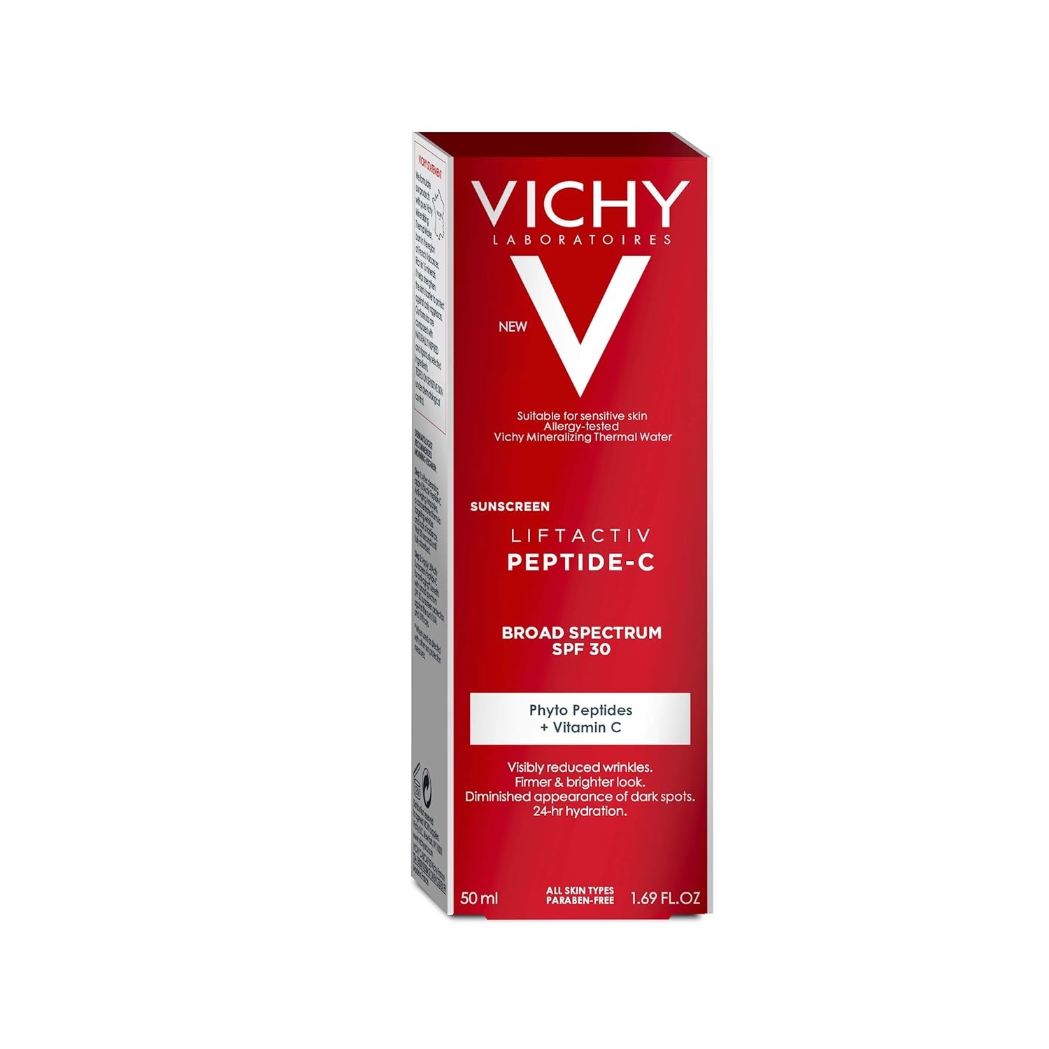 image:imageVichy LiftActiv PeptideC Face Sunscreen Moisturizer with SPF 30 Anti Aging Face Cream with Peptides amp Vitamin C Skin Brightening for Dark Spots and Age Spots Moisturizing Sun Protection