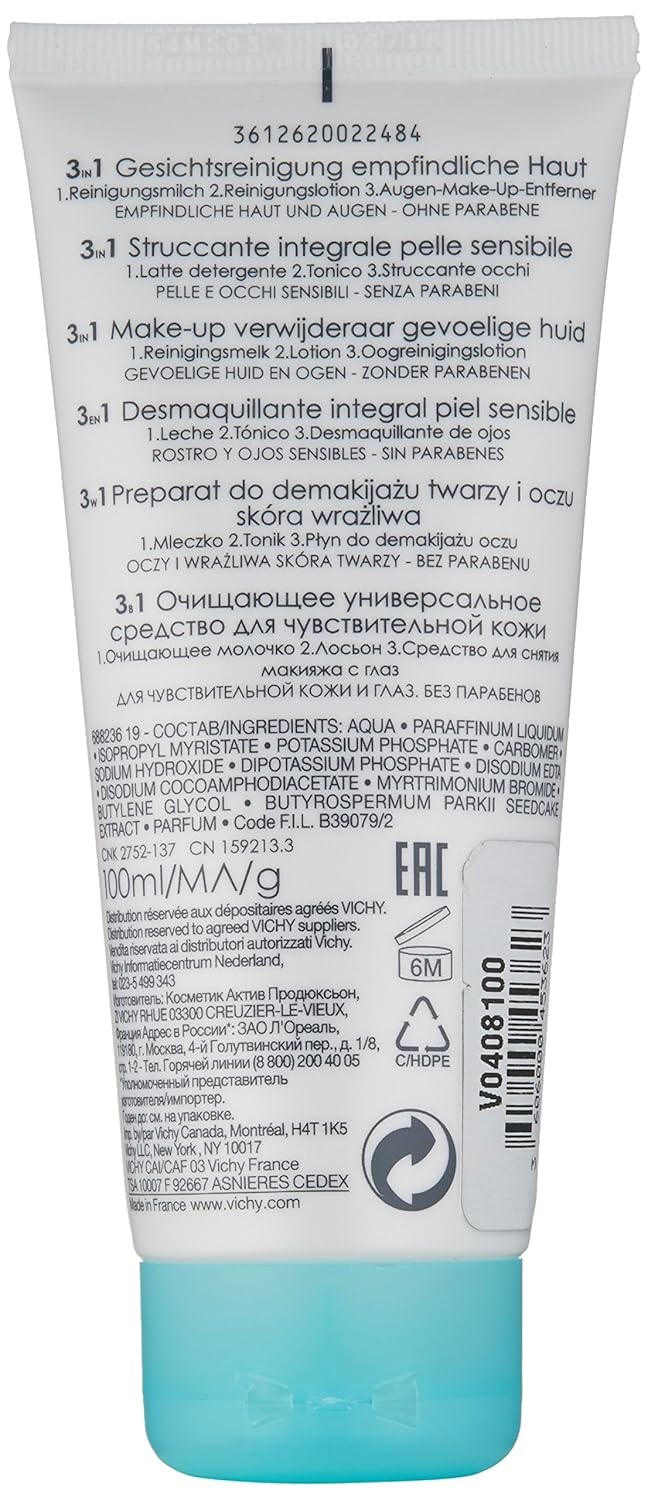 image:imageVichy Puret Thermale One Step Cleanser for Sensitive Skin33 Fl Oz Travel Size