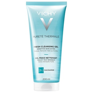 image:imageVICHY Puret Thermale Fresh Cleansing Gel Formulated With Glycerin amp Niacinamide Gentle Gel Cleanser amp Makeup Remover Removes Impurities Without Overdrying Safe For Sensitive Skin amp Eyes68 Fl Oz Pack of 1