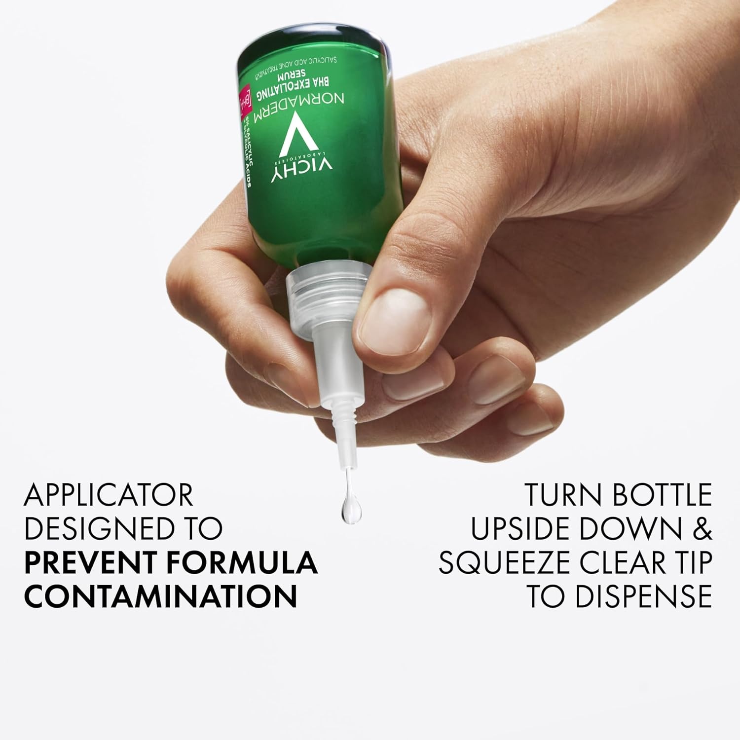 image:imageVichy Normaderm BHA Exfoliating Serum Salicylic Acid Acne Treatment for Face Formulated with 4 Glycolic Acid Gentle Face Exfoliator Clears Blackheads amp Acne Blemishes 101 Fl Oz