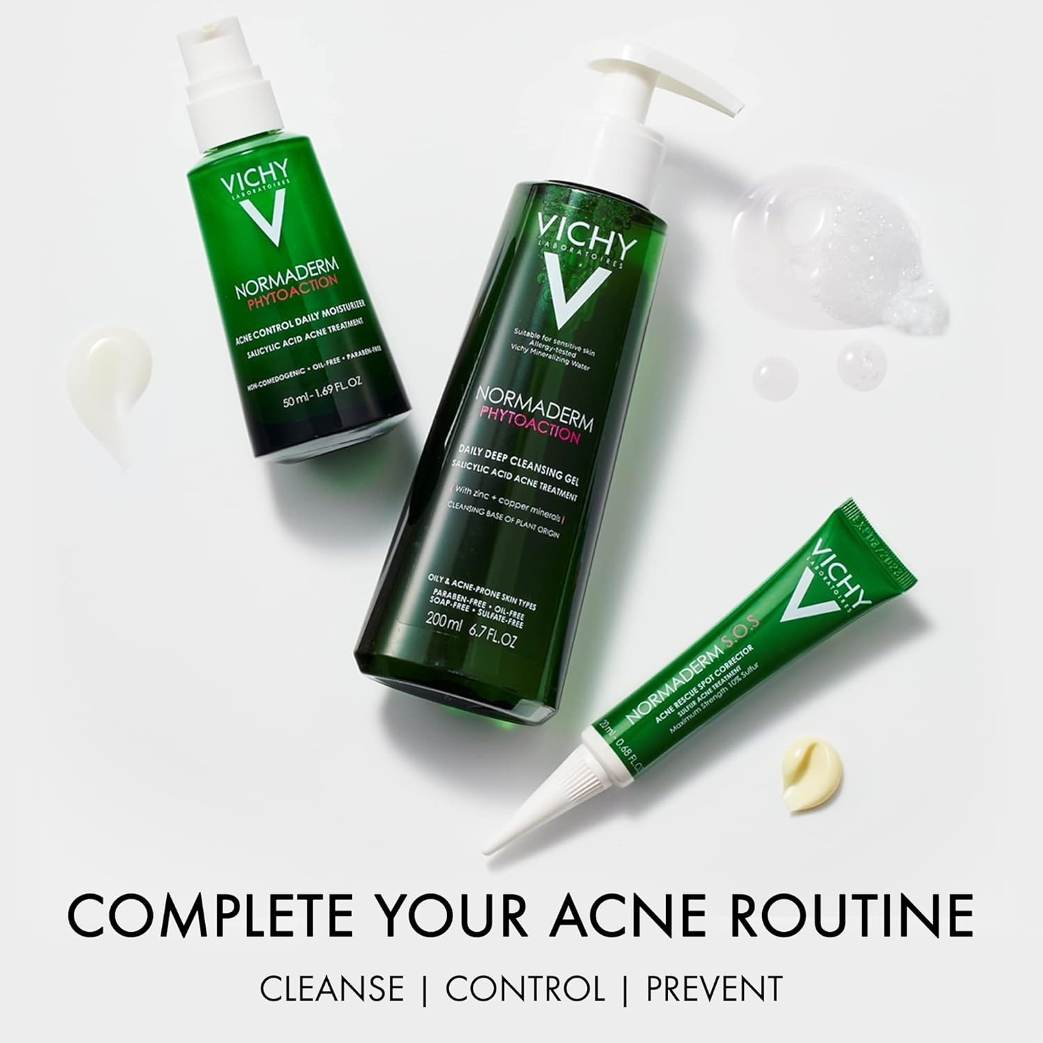 image:imageVichy Normaderm SOS Acne Rescue Spot Corrector Acne Spot Treatment for Face with 10 Sulfur Niacinamide amp Glycolic Acid Suitable for Sensitive Skin