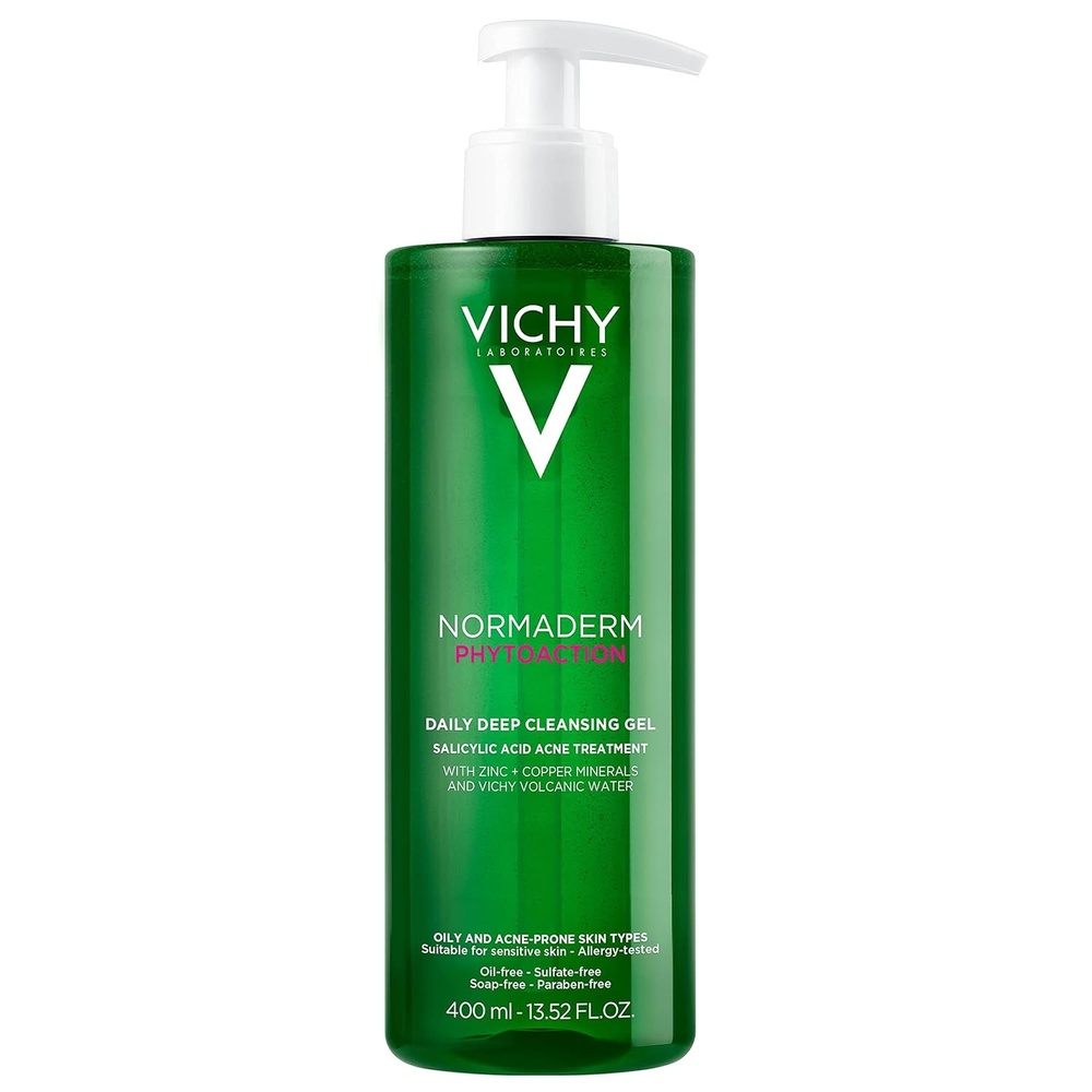 image:imageVICHY Normaderm Daily Acne Face Wash Salicylic Acid Face Cleanser for Oily amp Acne Prone Skin Acne Cleanser that Clears Clogged Pores and Blackhead1352 Fl Oz Pack of 1