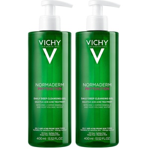 image:imageVICHY Normaderm Daily Acne Face Wash Salicylic Acid Face Cleanser for Oily amp Acne Prone Skin Acne Cleanser that Clears Clogged Pores and Blackhead1352 Fl Oz Pack of 2