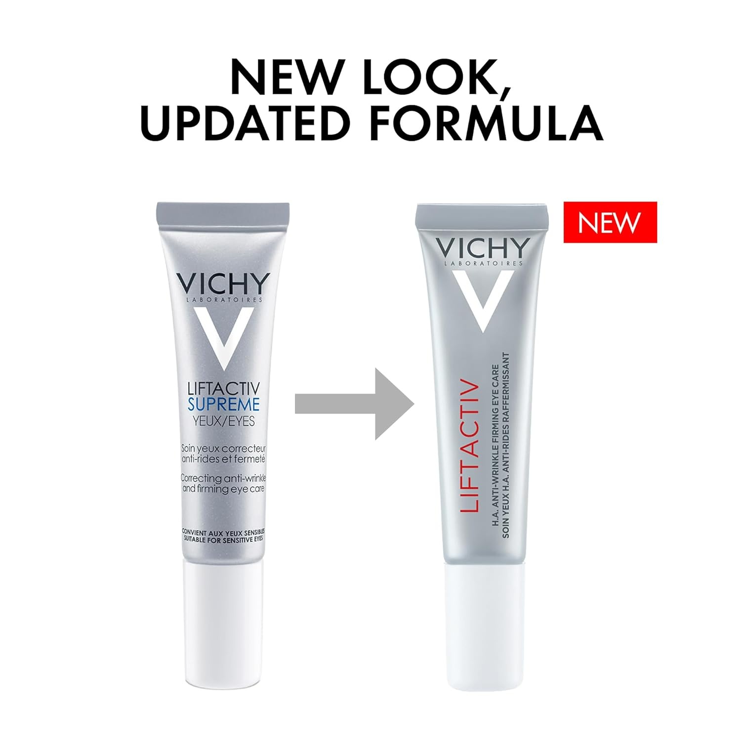 image:imageVichy LiftActiv Supreme Anti Wrinkle Eye Cream Firming Eye Cream with Caffeine for Dark Circles amp Puffiness Ophthalmologist Tested 051 Fl Oz Pack of 1